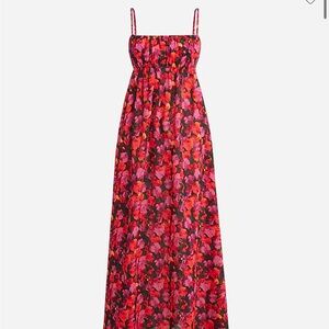 Brand new with tags JCrew Dress Empire Waist Cotton Floral size Medium